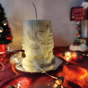 Bougie Cerf de Noël