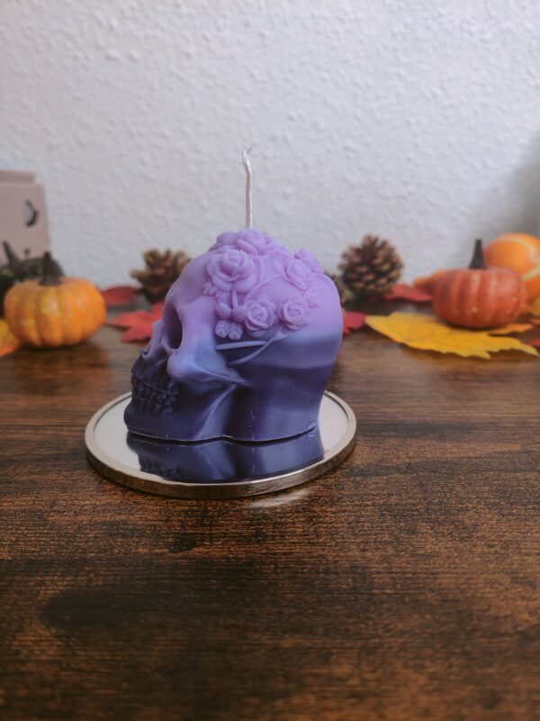 Bougie Crâne Enchanté – Image 3