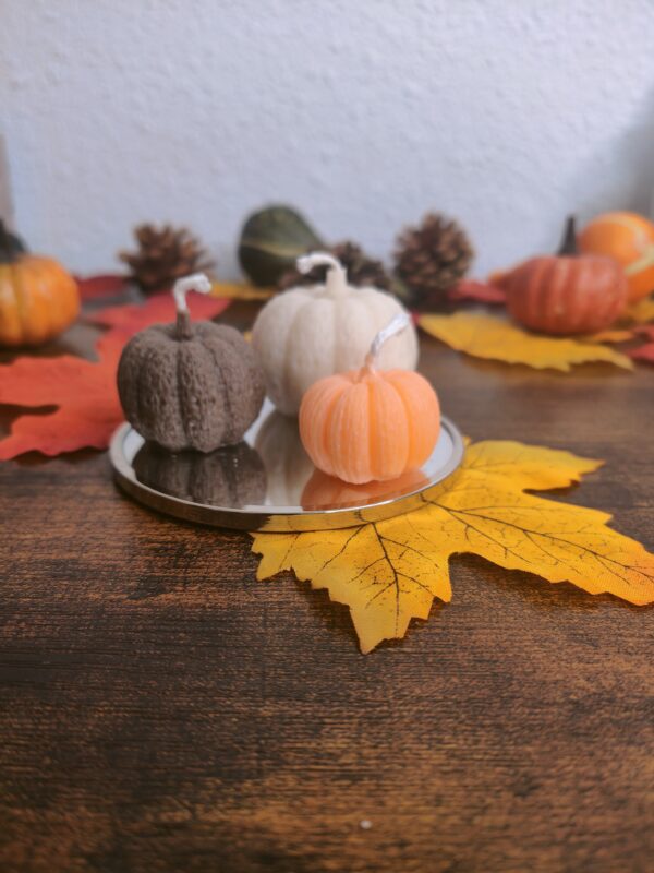 Lot de Bougies Citrouilles d’Automne – Image 7